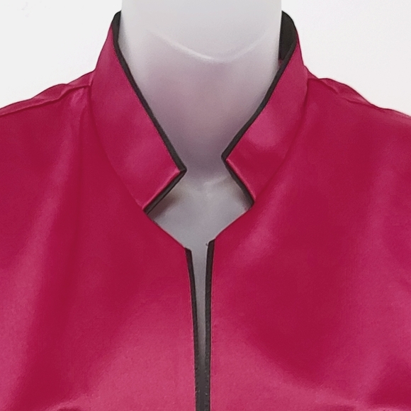 Stanley Scott Vintage Cerise Pink & Black Jacket, Size Small - Picture 11 of 11